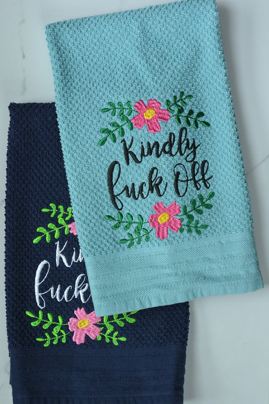 Kindly Fuck Off Hand Towel