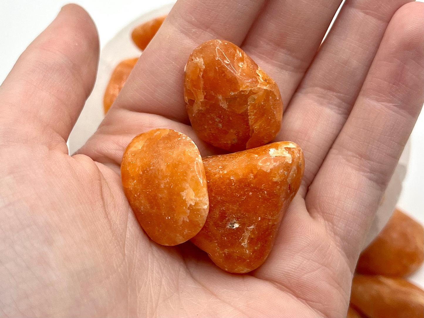 Orange Calcite Tumble