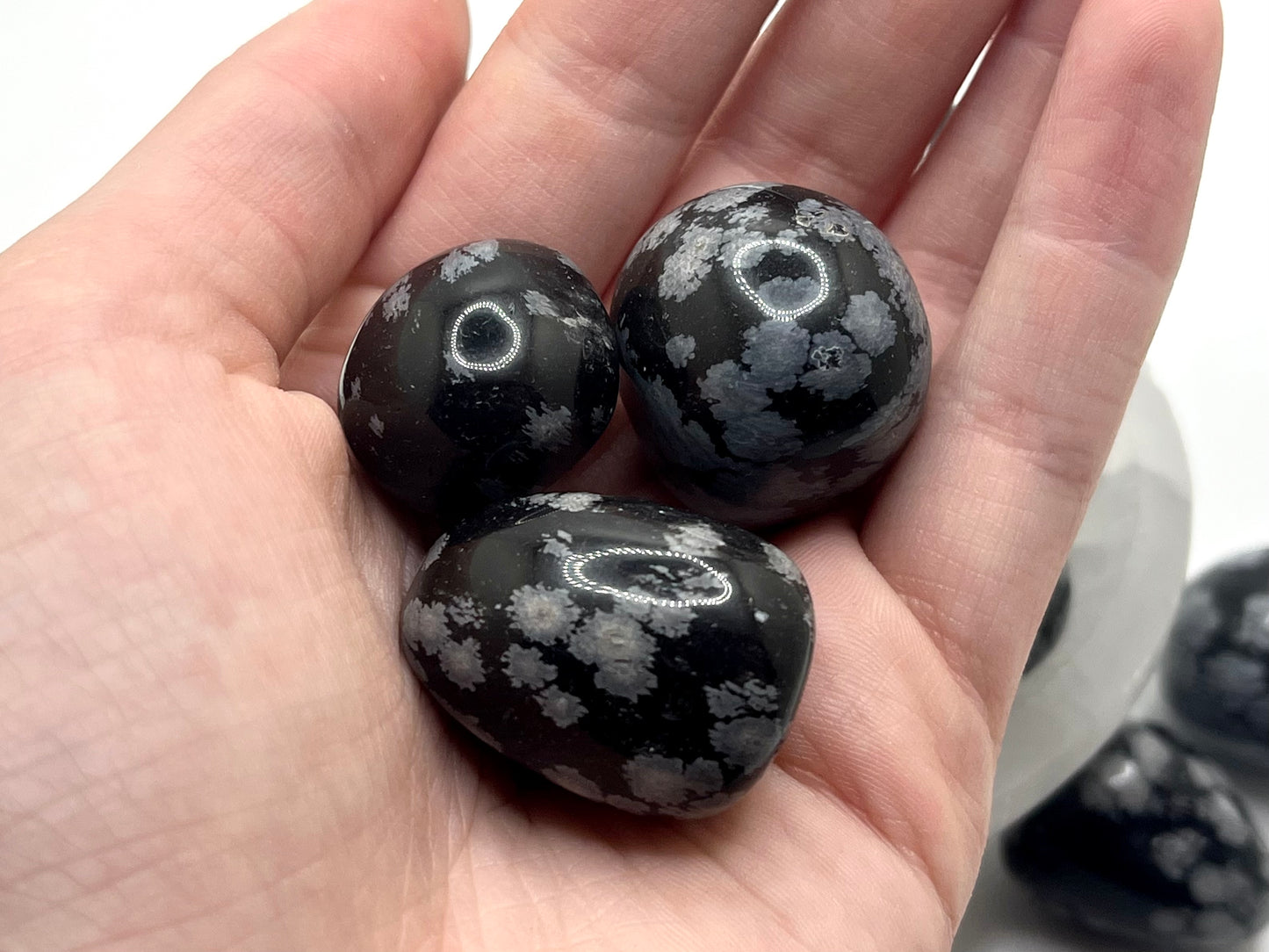 Snowflake Obsidian Tumble